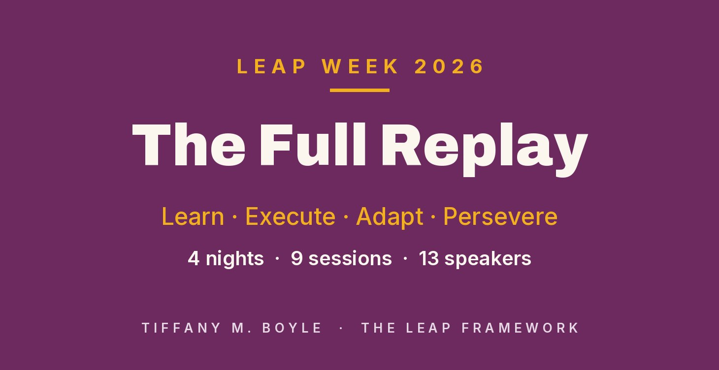LEAP Week 2026: The Full Replay course cover